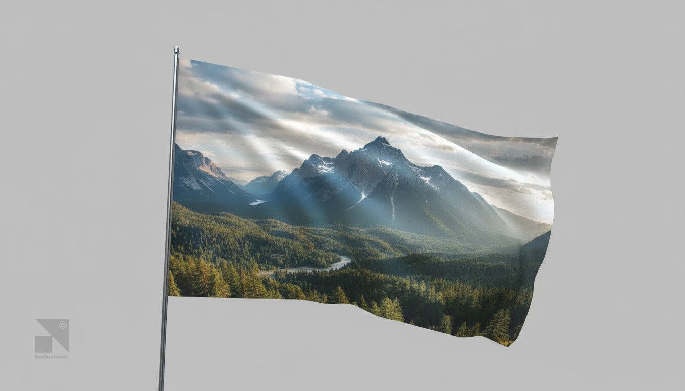 ה הבד דגלים